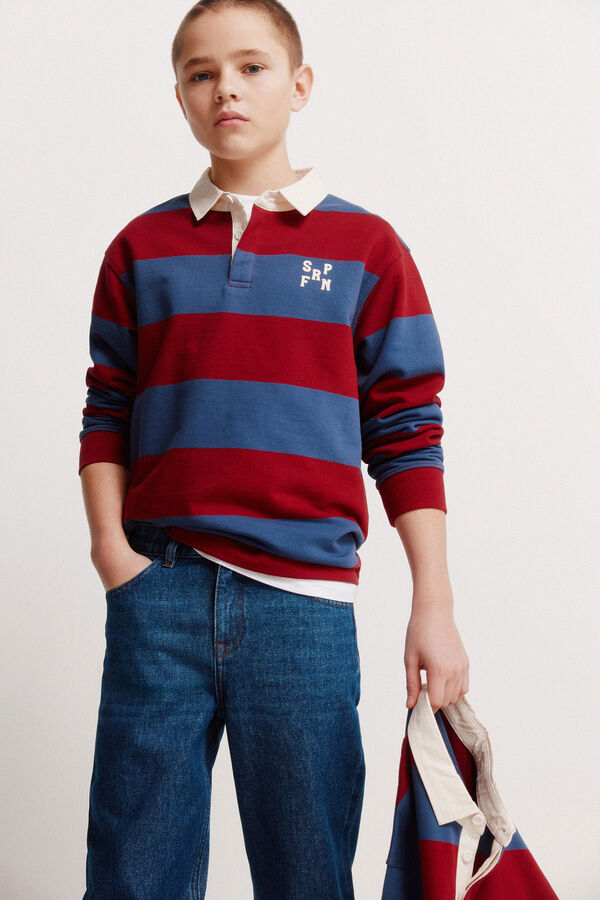 Springfield Kids Dečije lagane teksas pantalone Plava