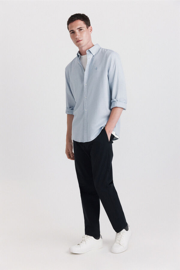 Springfield Structured shirt blue