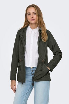 Parka con capucha