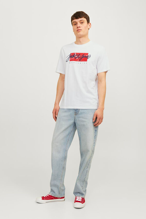 Springfield Standard fit T-shirt  white