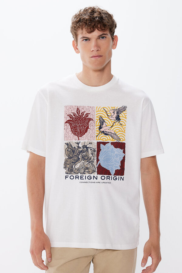 Springfield T-shirt origin écru