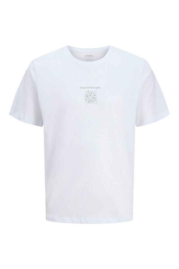 JJ REBEL Camiseta back print blanco