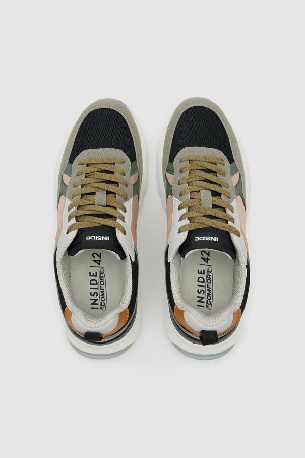 Inside Mesh casual sneakers noir