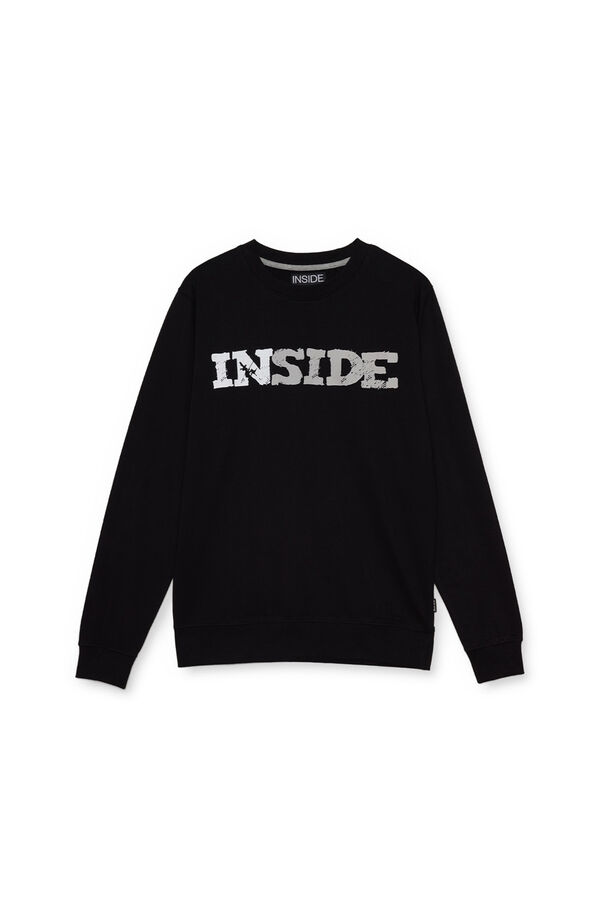 Inside Sudadera Logo Inside negro