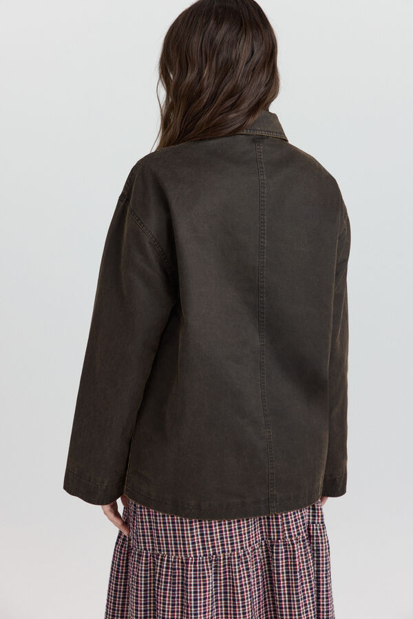 Springfield Oversize jacket with pockets nude