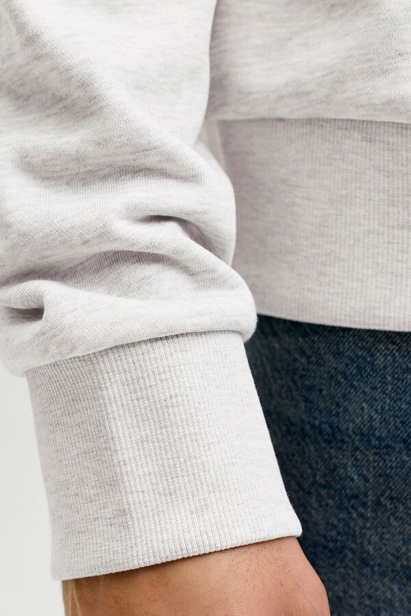 Jack & Jones Sudadera logo grande blanco