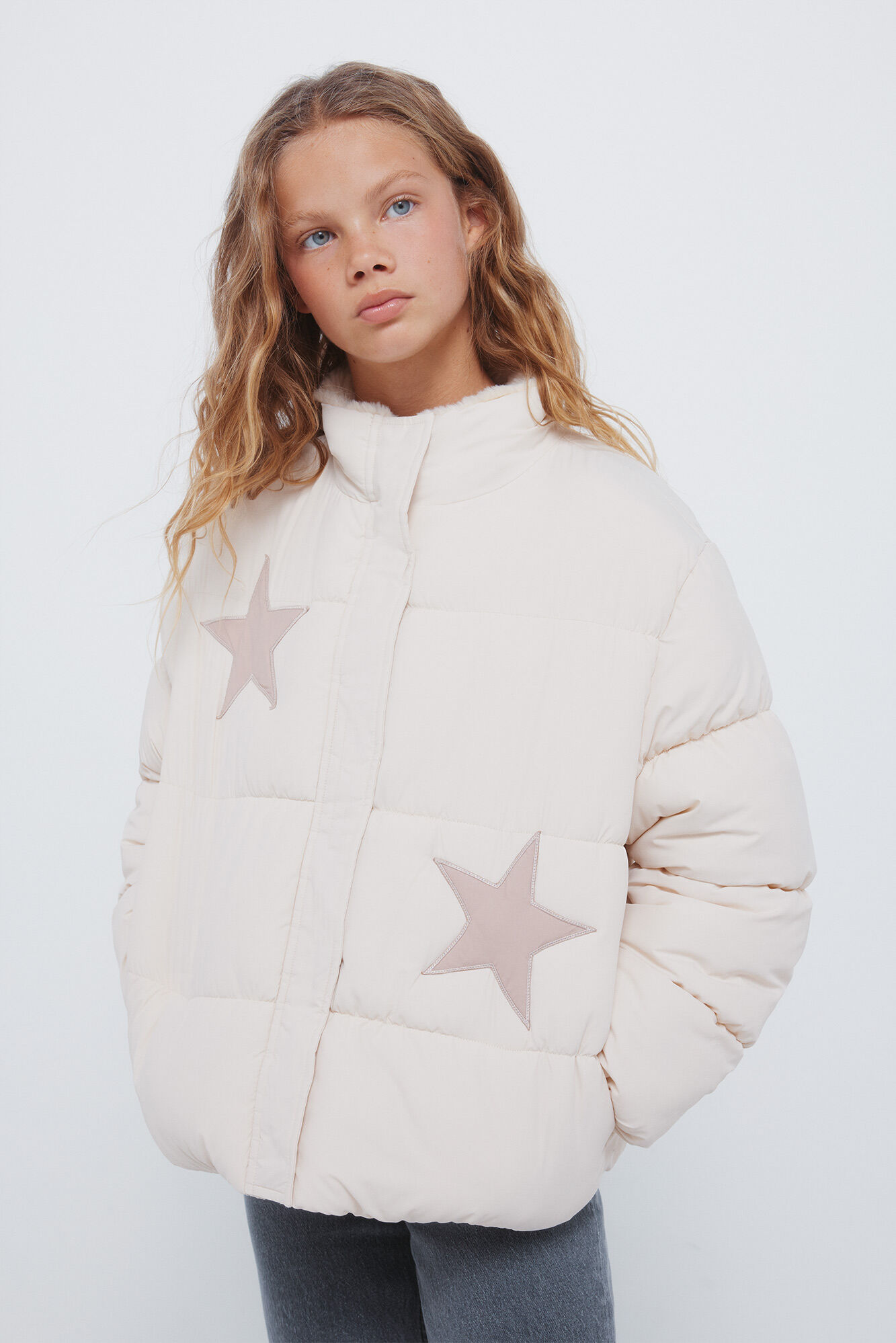 Springfield Kids Casaco acolchoada estrela para menina