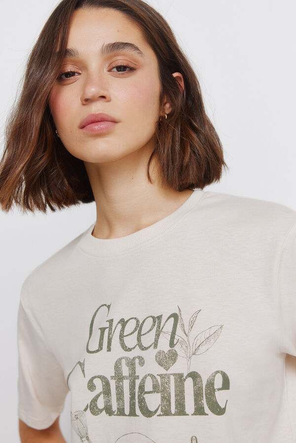 Springfield Short-sleeved T-shirt Le caf&eacute; grey