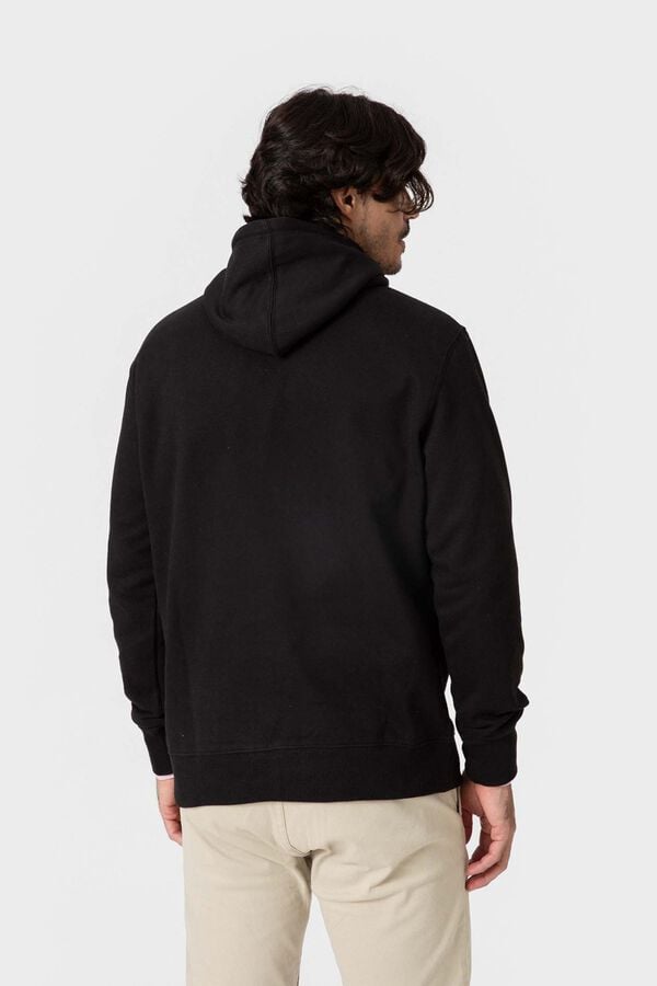 Celopman Hooded sweatshirt with pocket black
