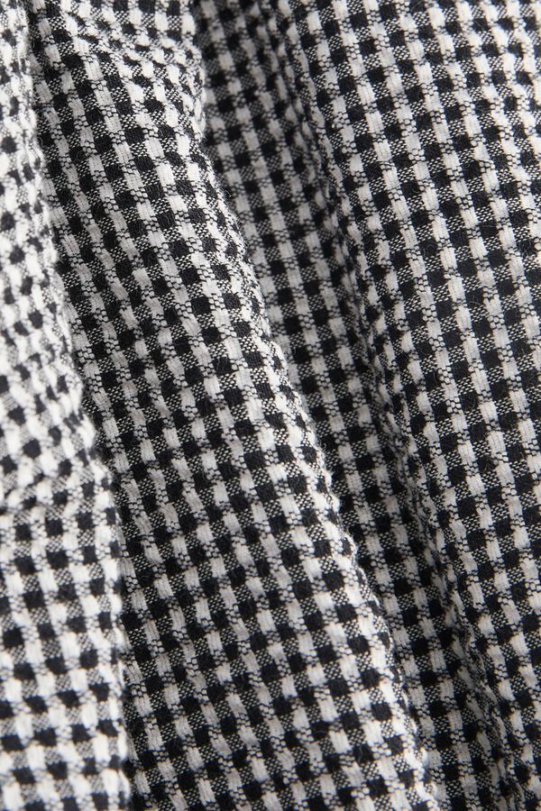 Jack & Jones Shorts seersucker algod&oacute;n negro