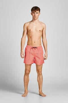 Springfield Men's printed swimming shorts rouge