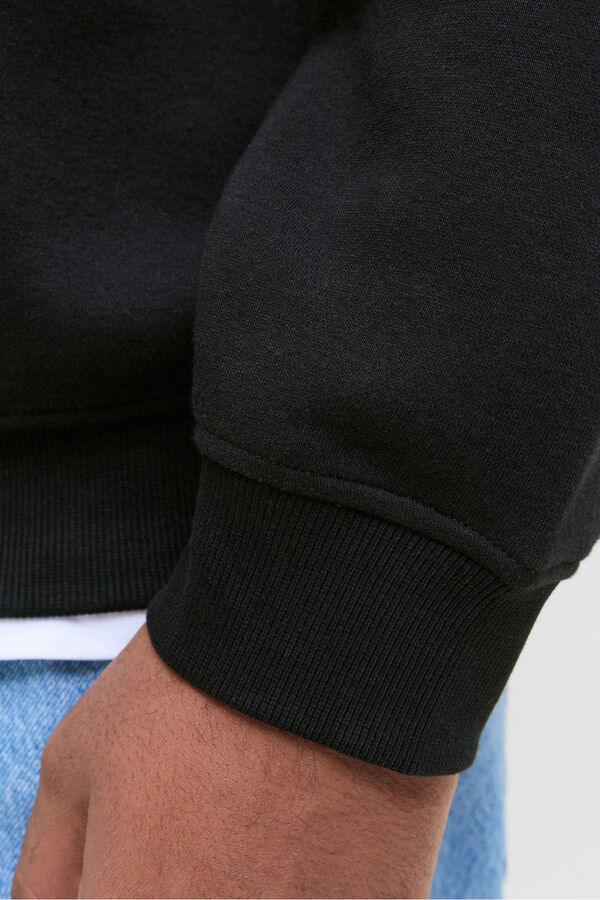 Jack & Jones PLUS Sudadera logo frontal negro