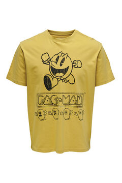 Springfield T-shirt de manga curta "Pacman" castanho