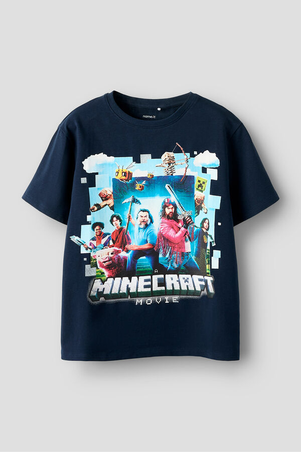 Name It Camiseta Minecraft de ni&ntilde;o azul