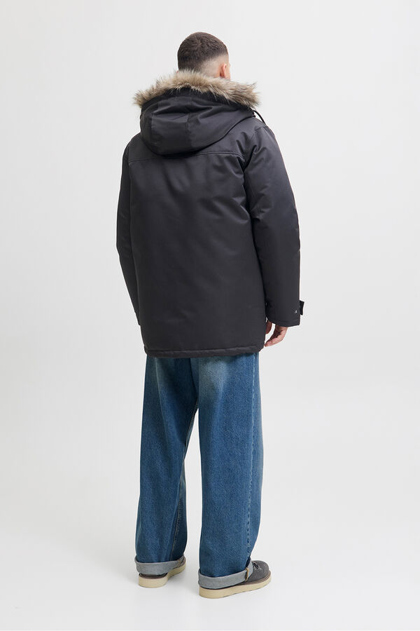 Jack & Jones Parka acolchoada  preto