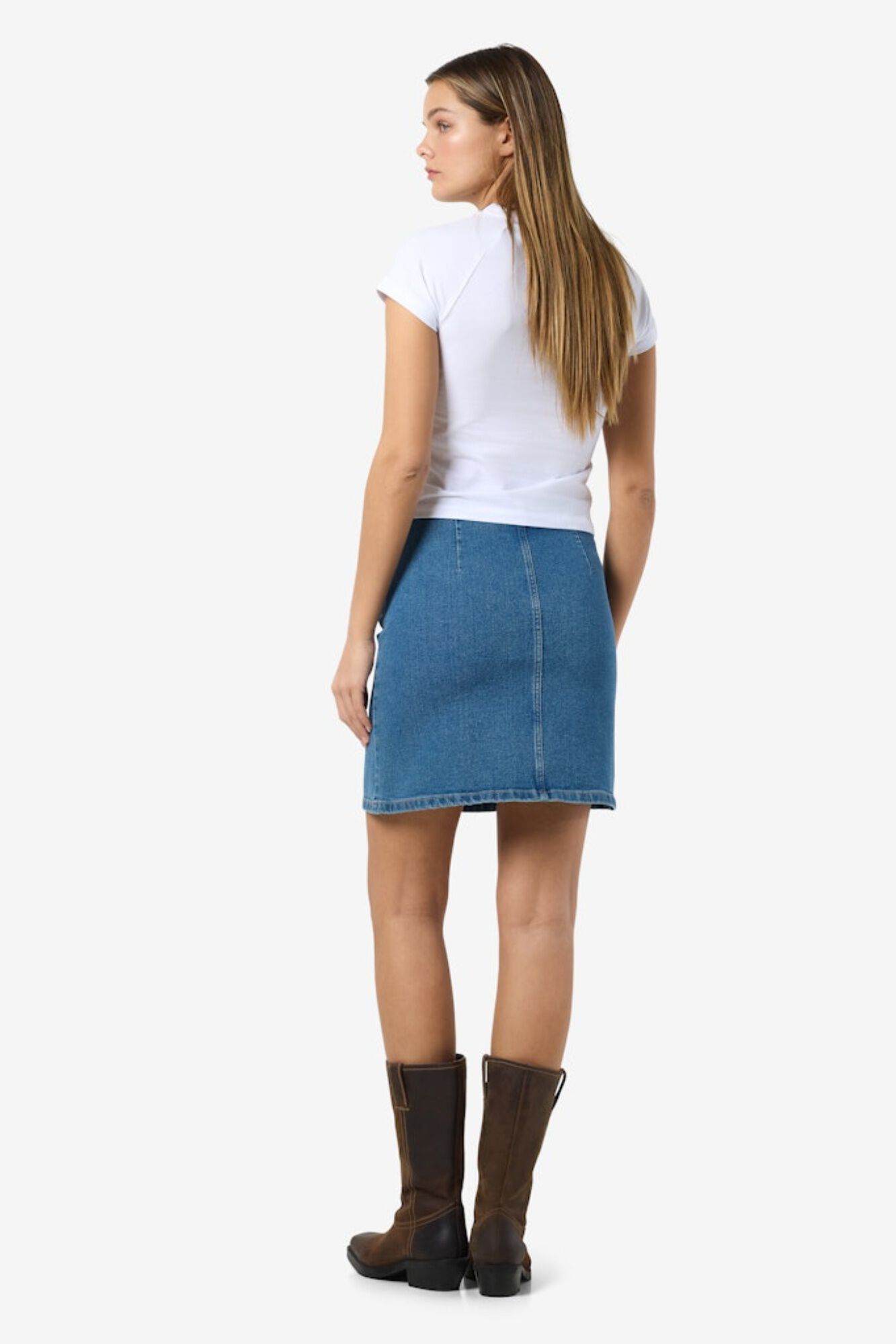 Noisy May Kurzer Jeansrock mit seitlicher &Ouml;ffnung