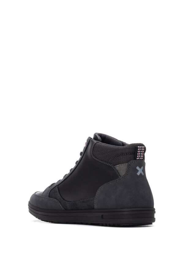 XTI Botin Con Cordones negro