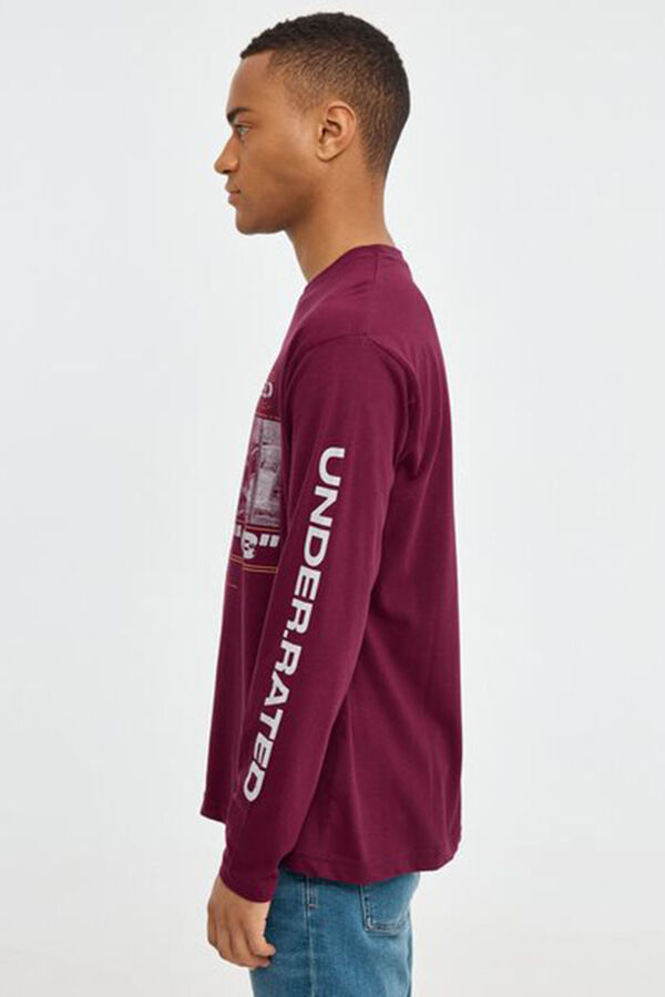 Inside T-shirt com estampado de cidade estampado