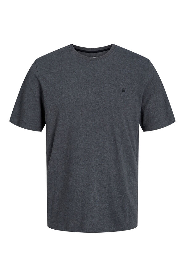 Jack & Jones Baumwoll-T-Shirt mit normaler Passform Grau