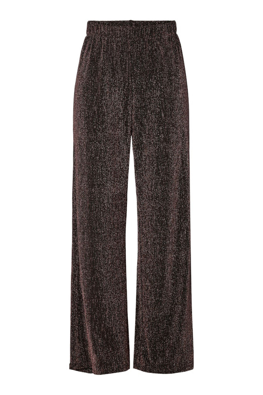 Pantalón recto lurex elástico