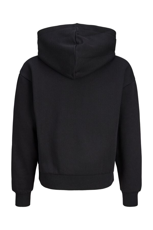 Jack & Jones Girl Hooded logo sweatshirt black