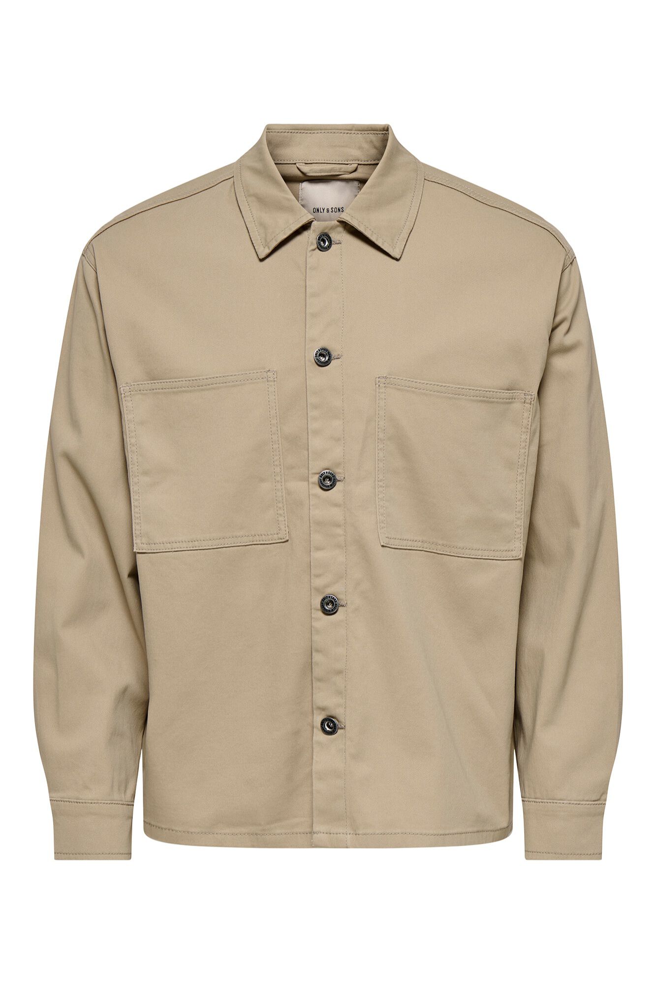 Only & Sons Hemdjacke Relaxed Fit mit Taschen