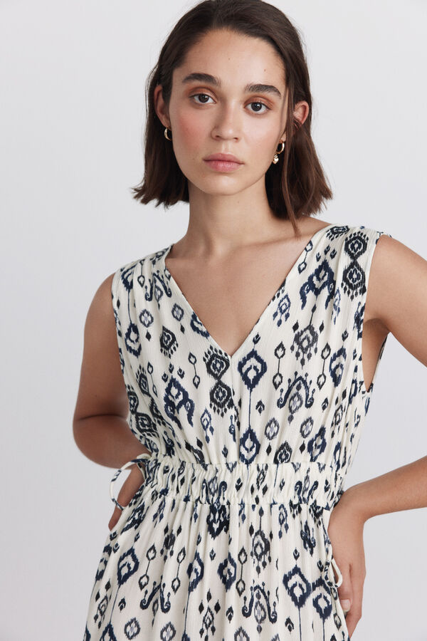 Springfield Strappy waist dress printed