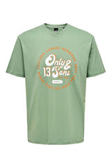 Springfield T-Shirt Print O&S grün
