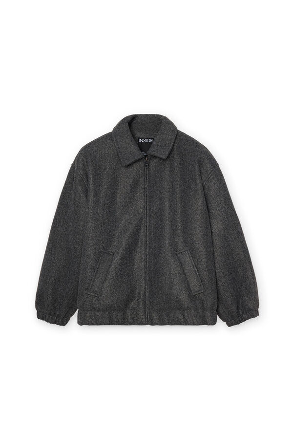 Inside Stoffjacke Grau