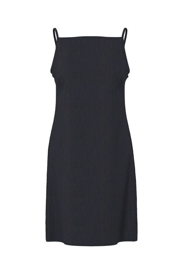 Pieces Vestido mini de al&ccedil;as preto