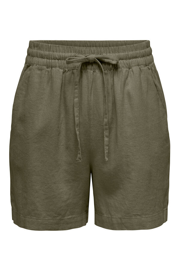 JDY Short lino verde