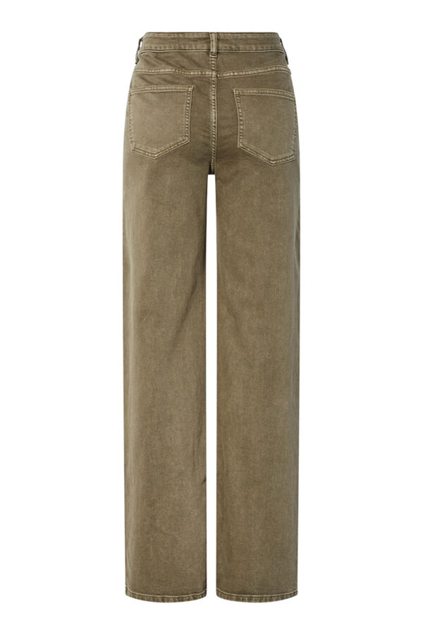 Pieces Pantal&oacute;n vaquero recto washed tostado