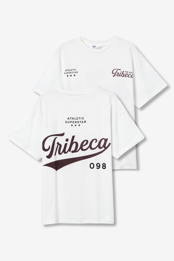 Tiffosi Young Relaxed print T-shirt white