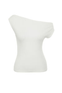 Trendyol Top justo manga curta