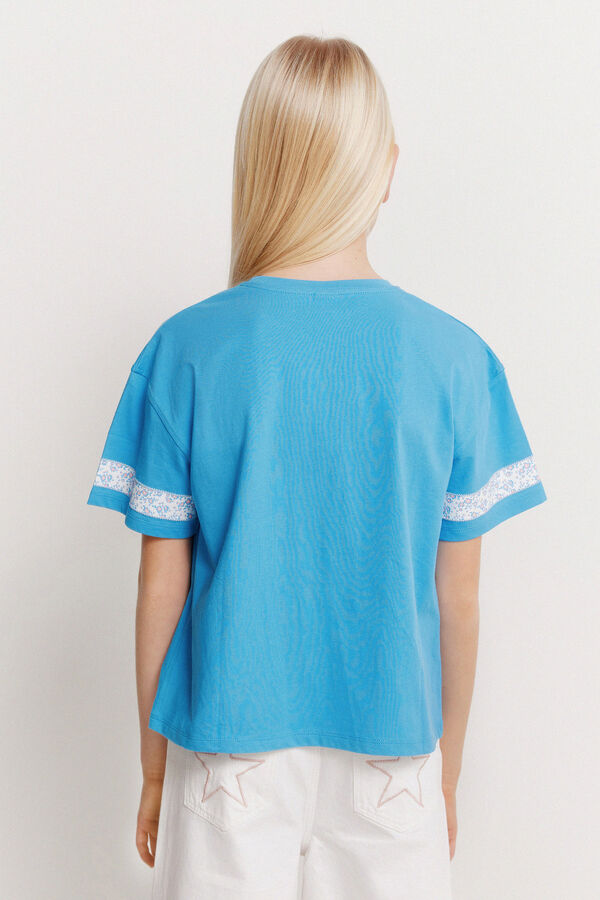 Springfield Kids T-shirt de menina manga curta 24 azul