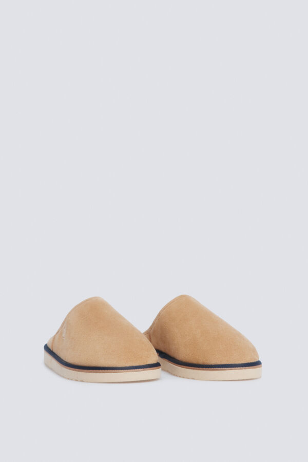 Springfield Chinelos de quarto sem calcanhar cru