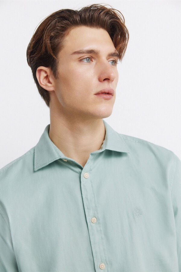 Springfield Camisa estrutura verde