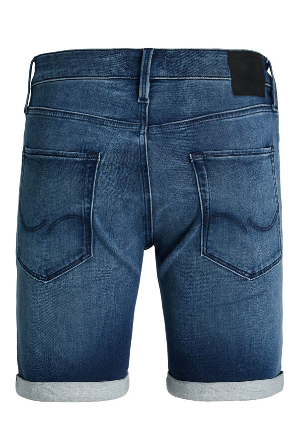 Springfield Pantalón corto regular fit azul medio