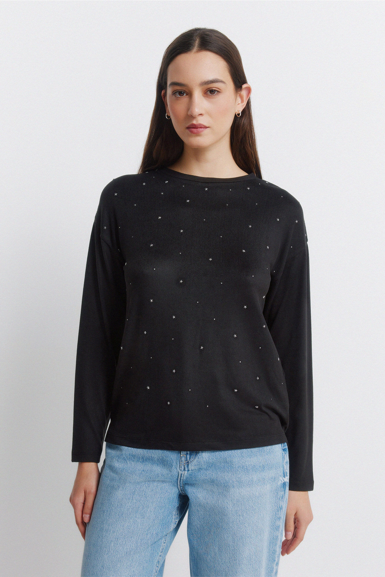 Springfield Majica sa &scaron;ljokicama na prednjoj strani