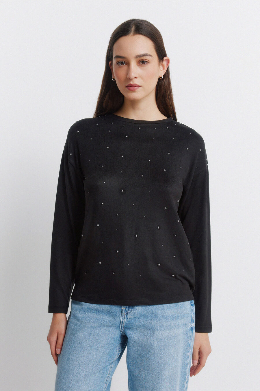 Camiseta tachas delantero