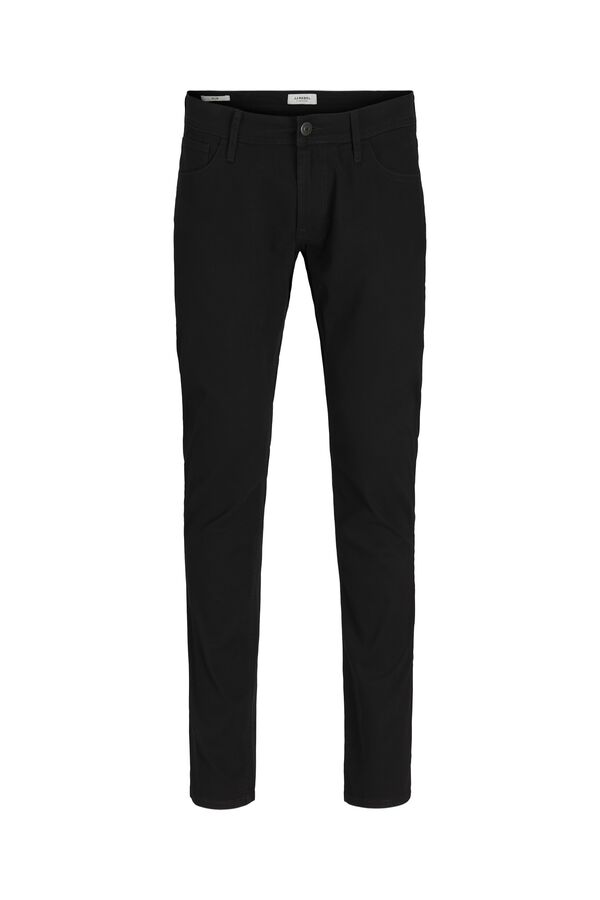 JJ REBEL Slim fit chinos black