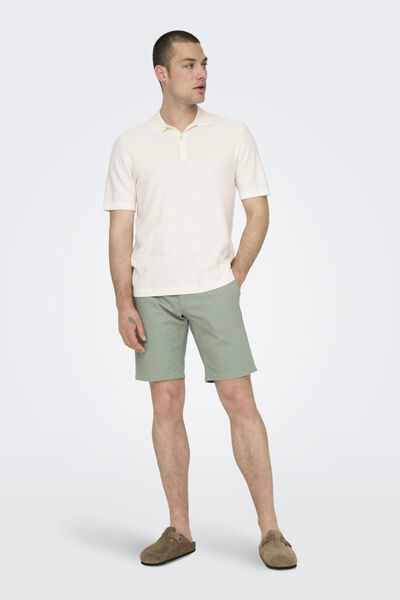 Springfield Bermuda shorts with belt green