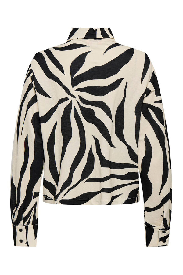 Only Camisa estampada floral preto