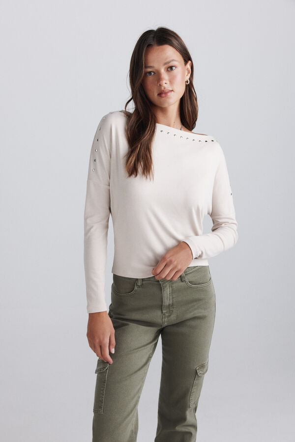 Springfield Studded top blue