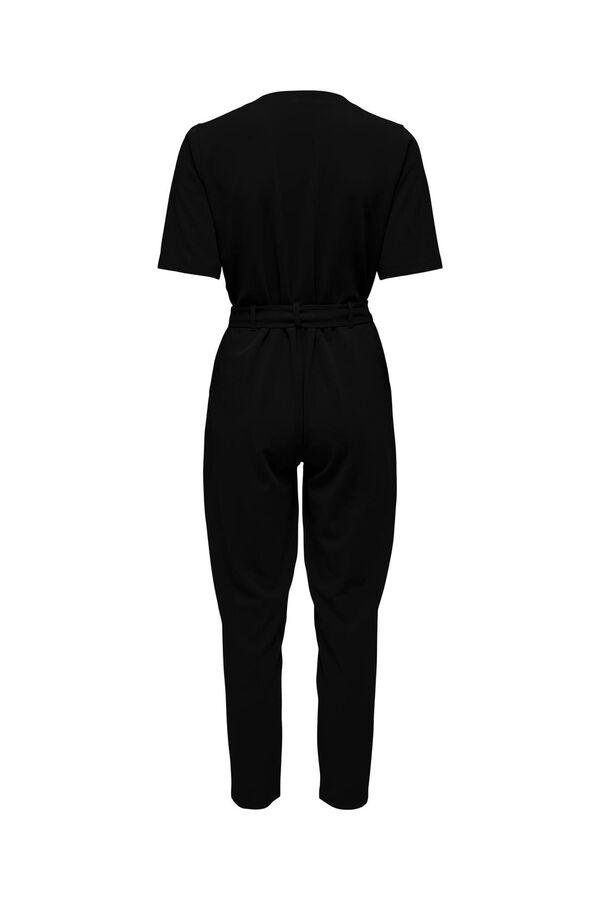 JDY Macac&atilde;o manga curta e cal&ccedil;a comprida preto