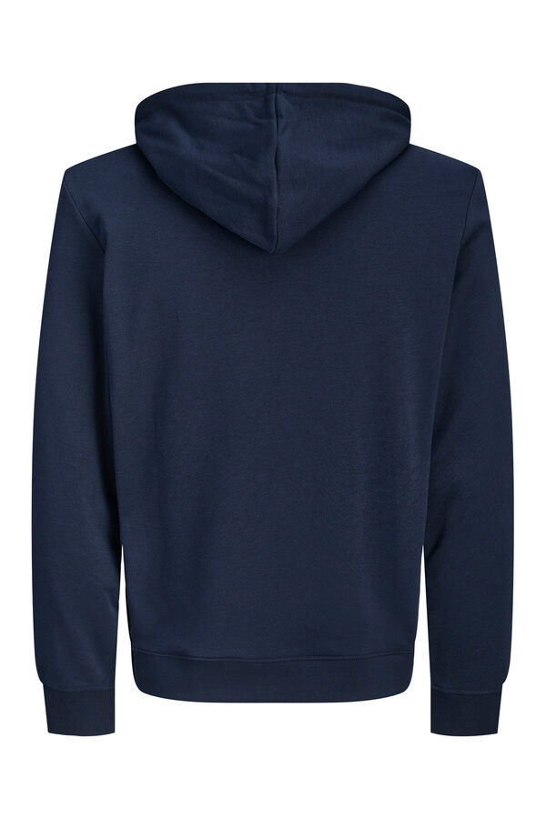 Jack & Jones Sudadera con capucha algod&oacute;n azul