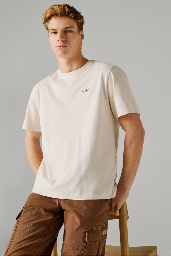Pepe Jeans Short sleeve T-shirt beige