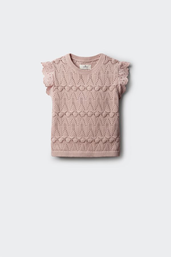 Springfield Kids Top punto volantes ni&ntilde;a rosa