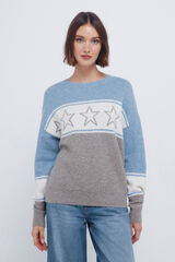 Springfield Jersey intarsia estrellas estampado