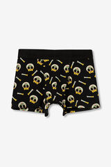 Tiffosi Boxers con estampado de calaveras negro